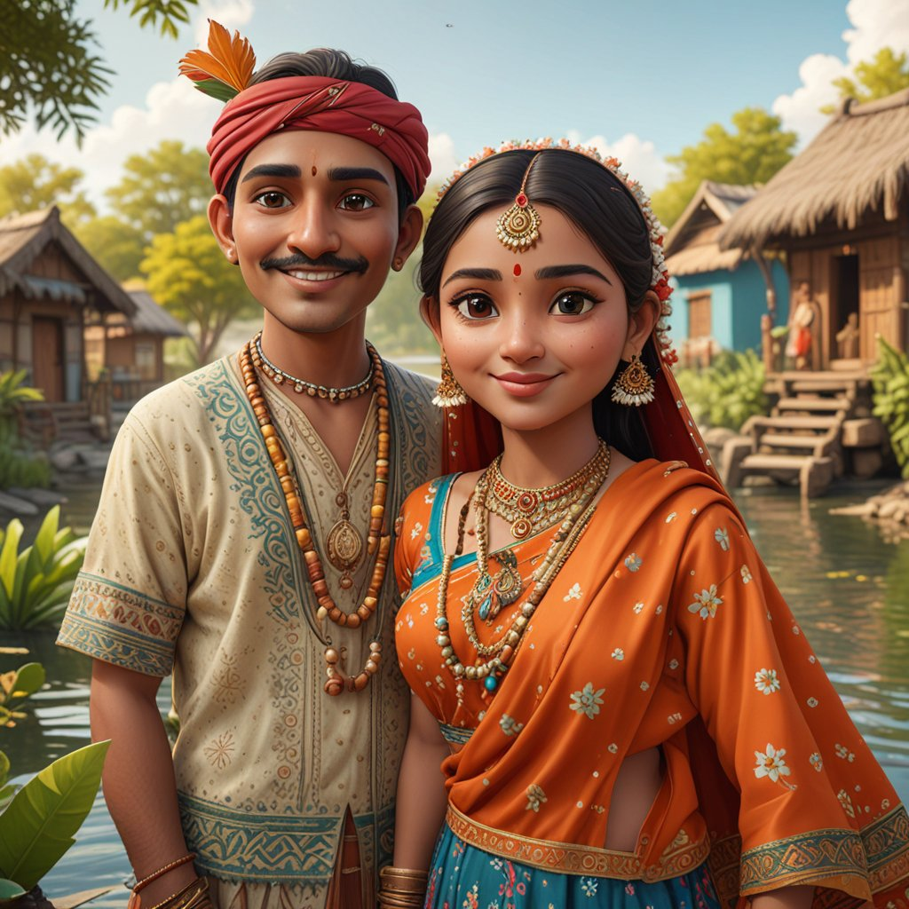 3D cartoon character art